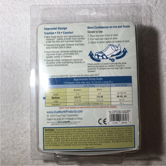 NEW DueNorth All Purpose Traction Aid for Shoes and Boots MEDIUM - Picture 2 of 2